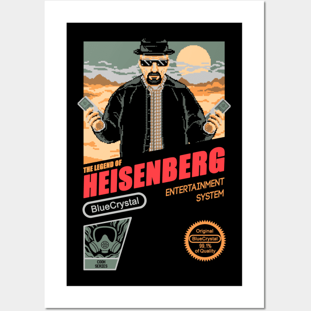 The Legend of Heisenberg Wall Art by PopGeek